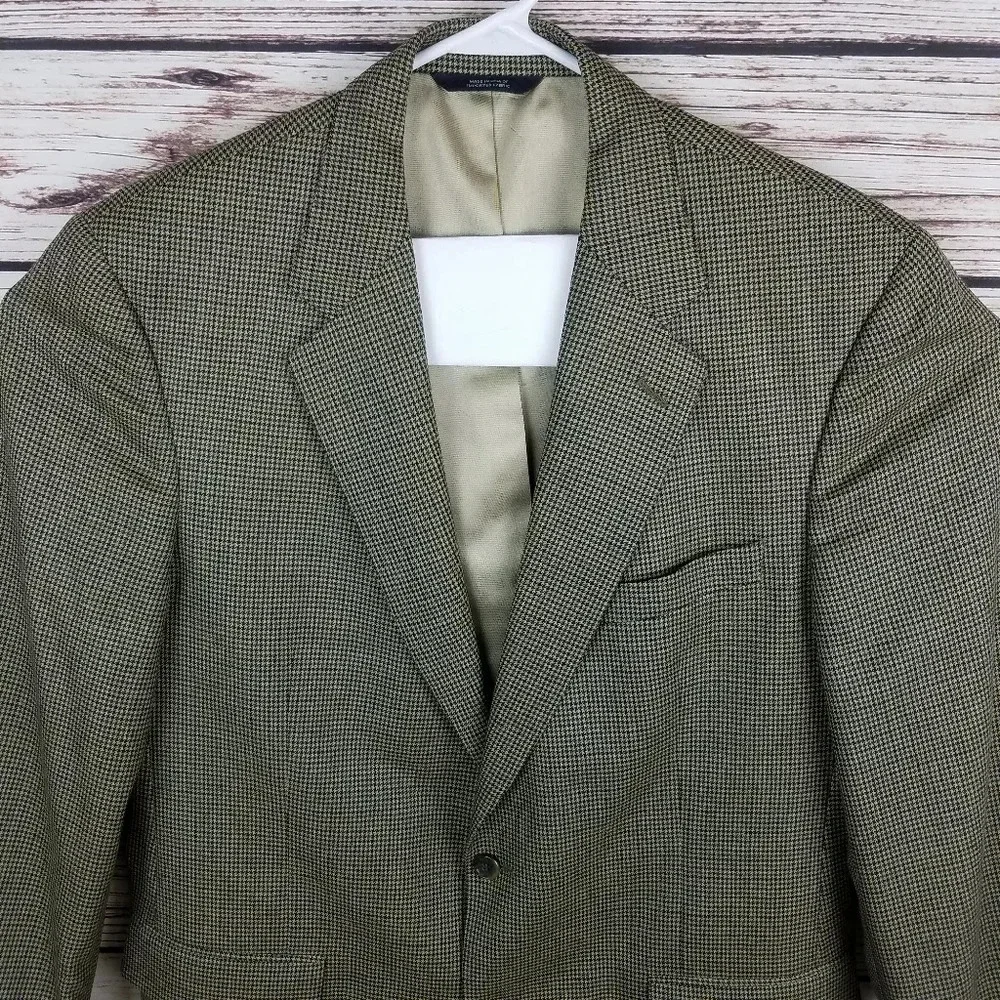 Brooks Brothers 42 XL Houndstooth Blazer Jacket